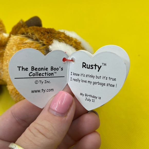 Rusty The Raccoon Ty Beanie Boo - Picture 5 of 7
